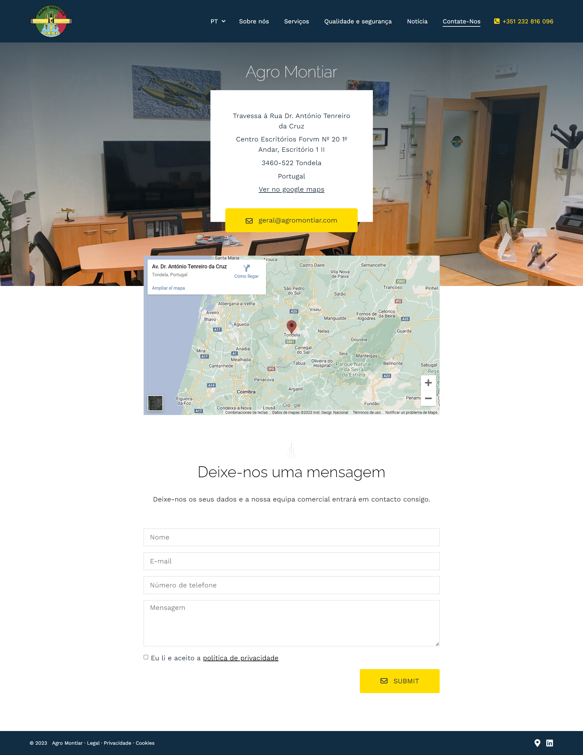 web corporativa agromontiar contacto web corporativa agromontiar contacto